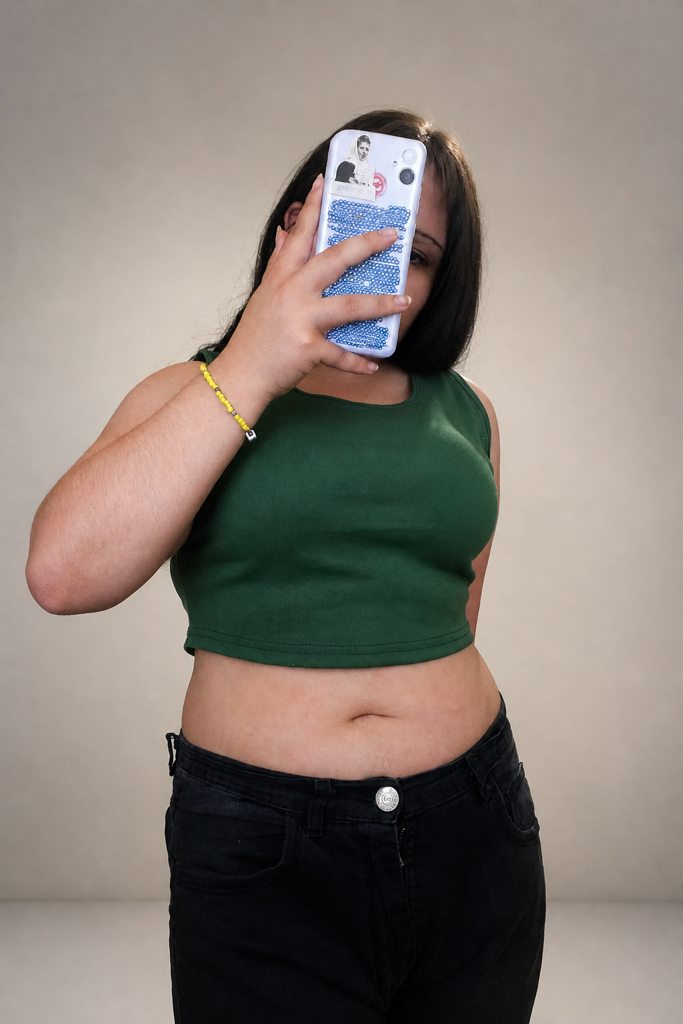 Musculosa verde